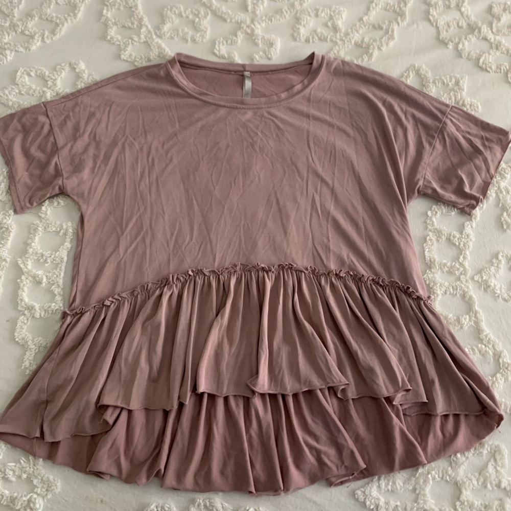 Ruffled tee